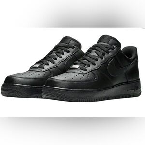 Nike Air Force 1 '07 Black Low Sneakers Men’s Size 10
